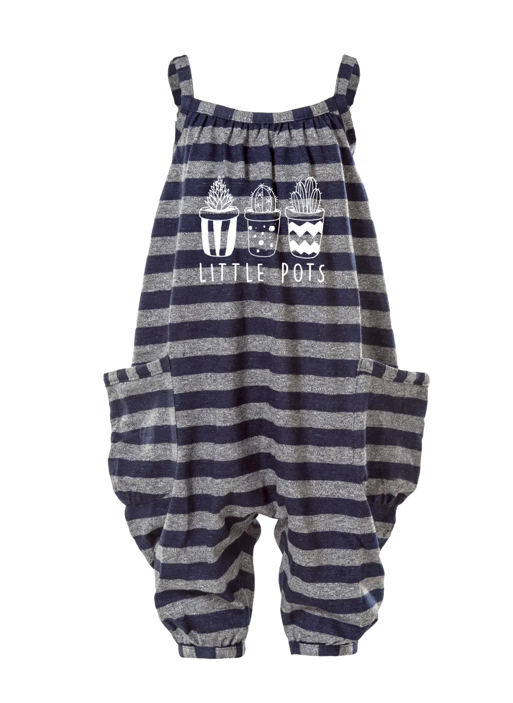 100% Organic Cotton  Single Jersey - Denim Grey Melange Stripe (2SP322)