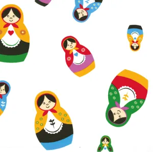 100% Organic Cotton Single Jersey - Matryoshka (2SP090)