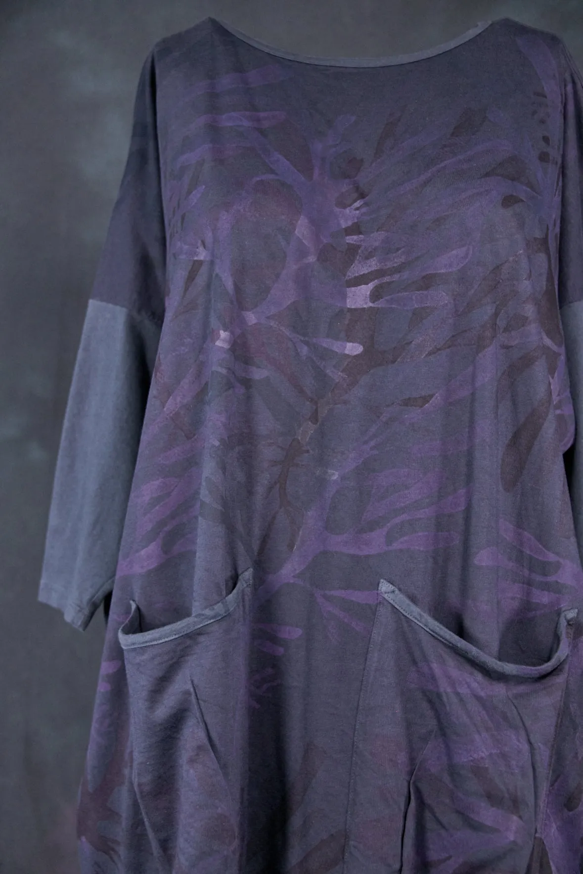 2303 Mariposa Dress Cotton Bamboo Blue Coal-P