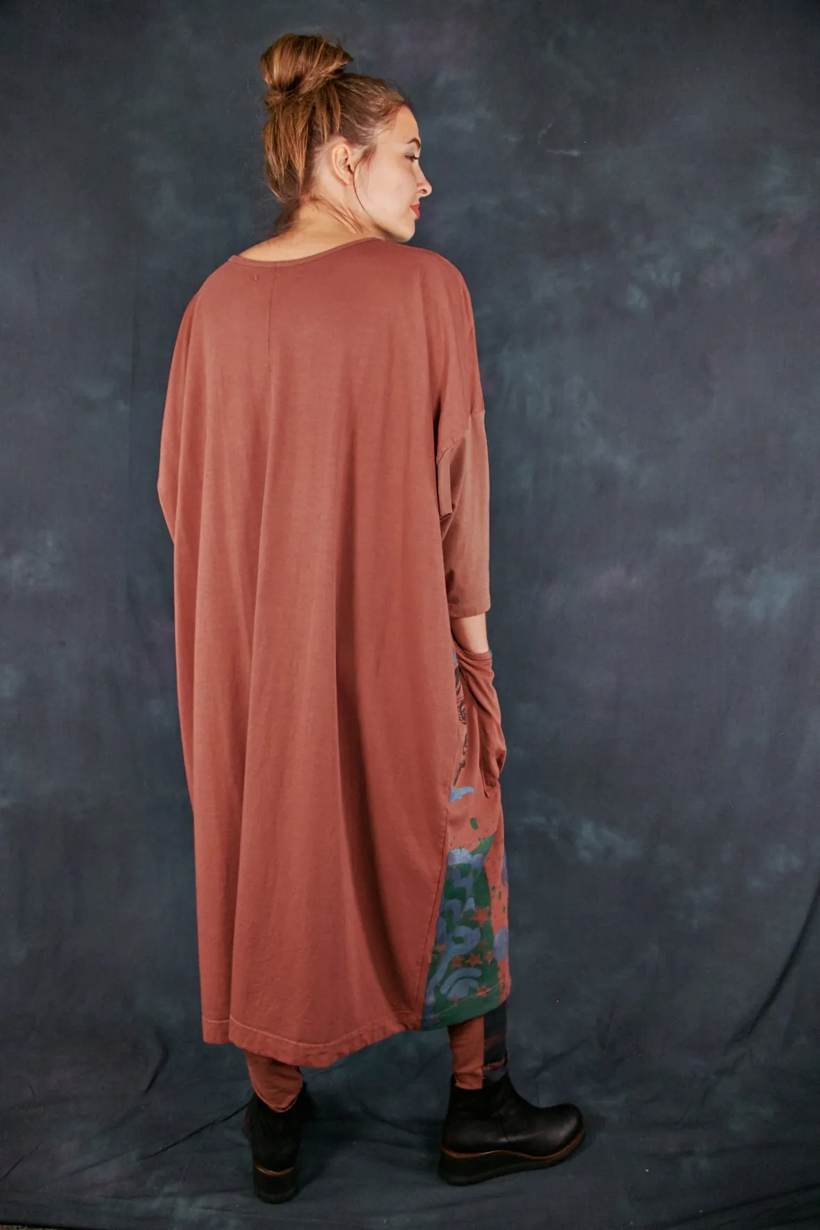 2303 Mariposa Dress Cotton Bamboo Oxide-P