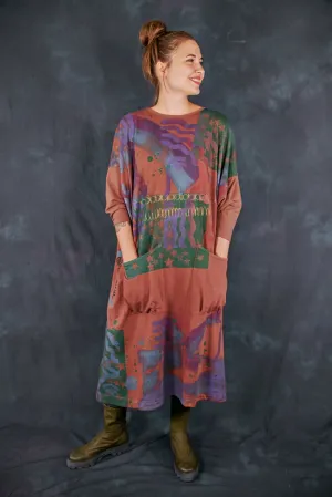 2303 Mariposa Dress Cotton Bamboo Oxide-P