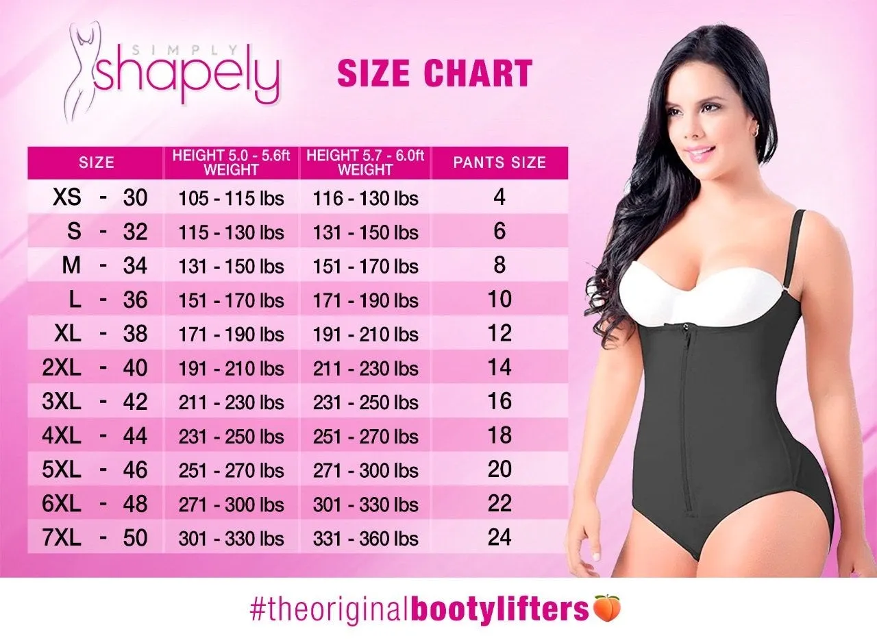 5035 Short with Hooks Fajas Melibelt