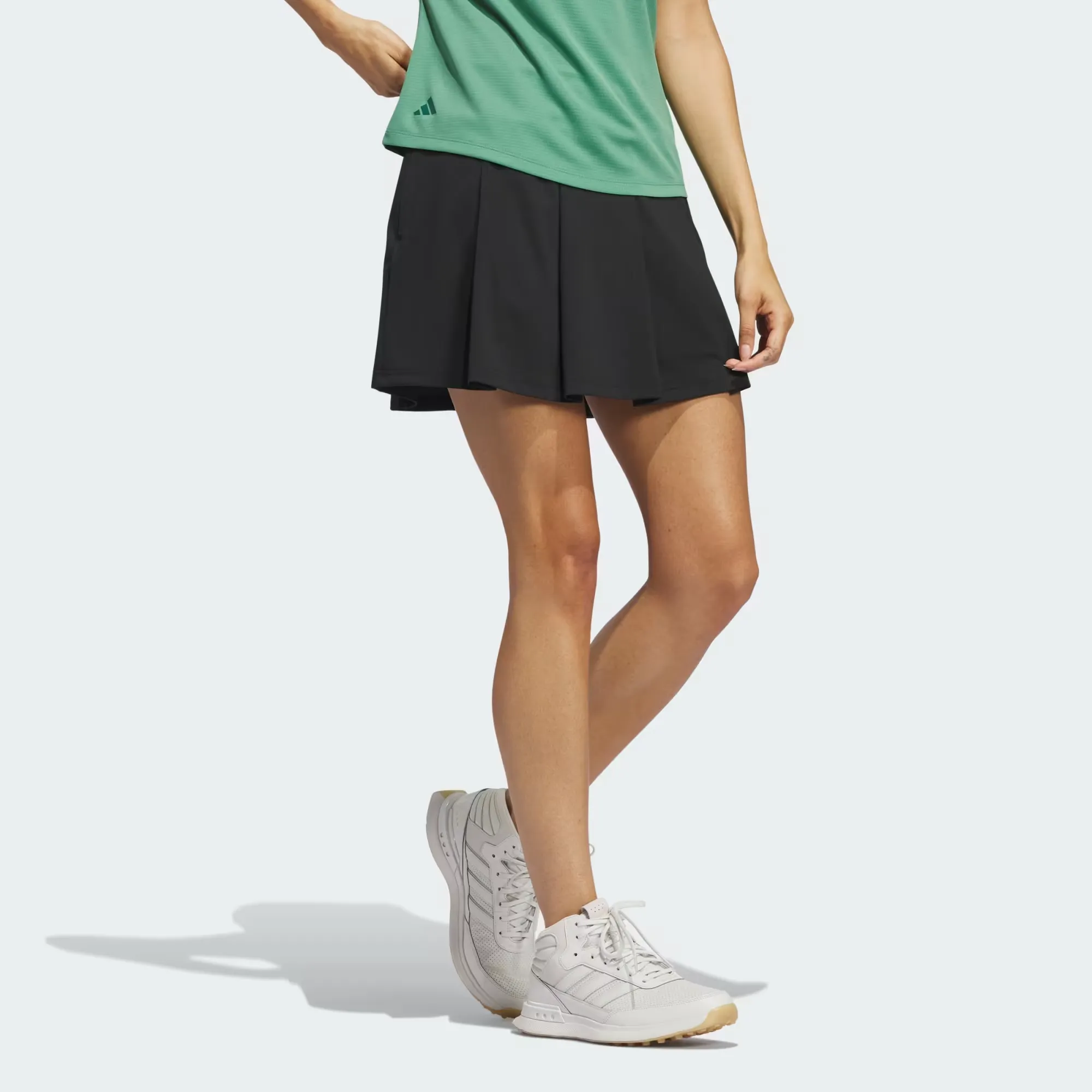 Adidas Ladies Ultimate365 Tour Pleated Skort - Black