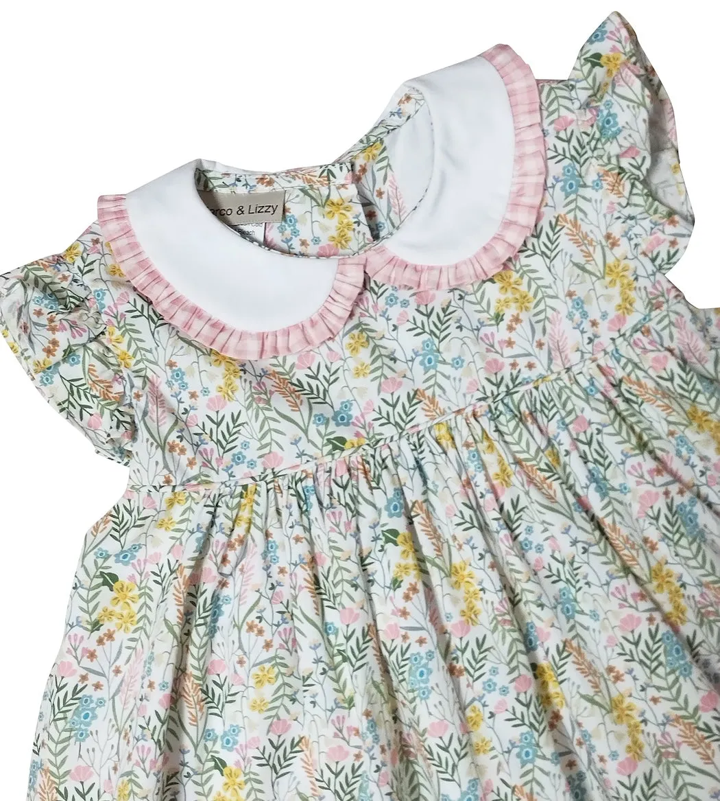 Adrian Floral Print Float Pocket Girls Dress