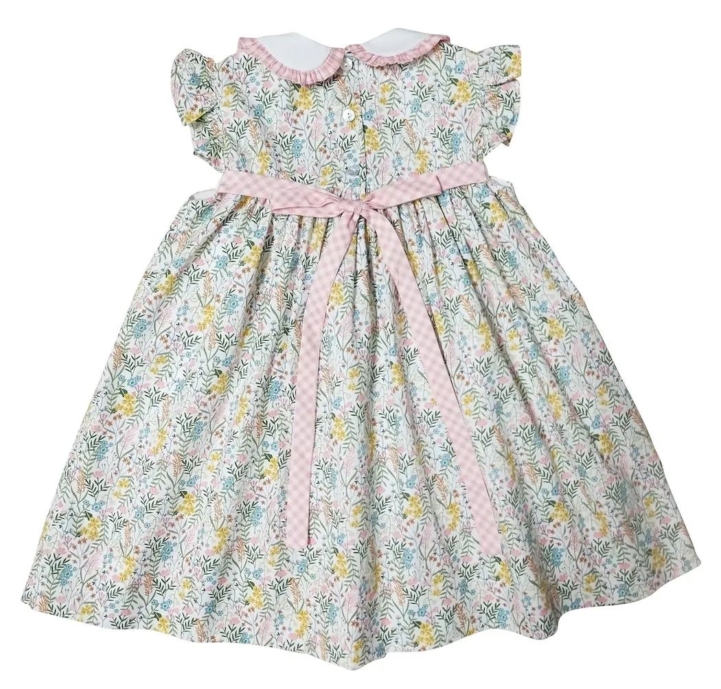 Adrian Floral Print Float Pocket Girls Dress
