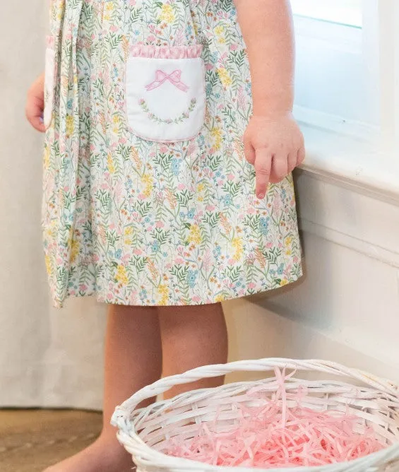 Adrian Floral Print Float Pocket Girls Dress