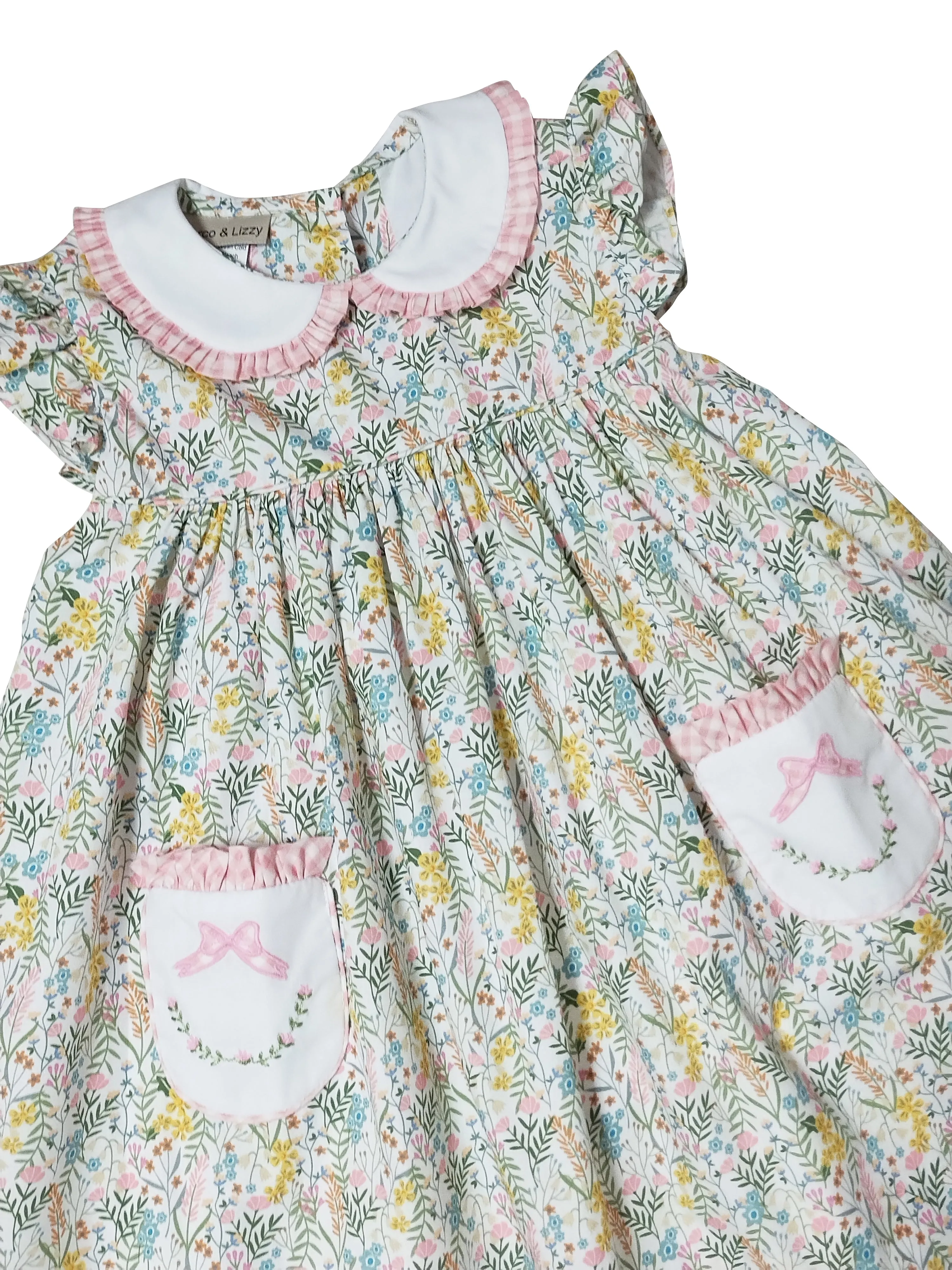 Adrian Floral Print Float Pocket Girls Dress