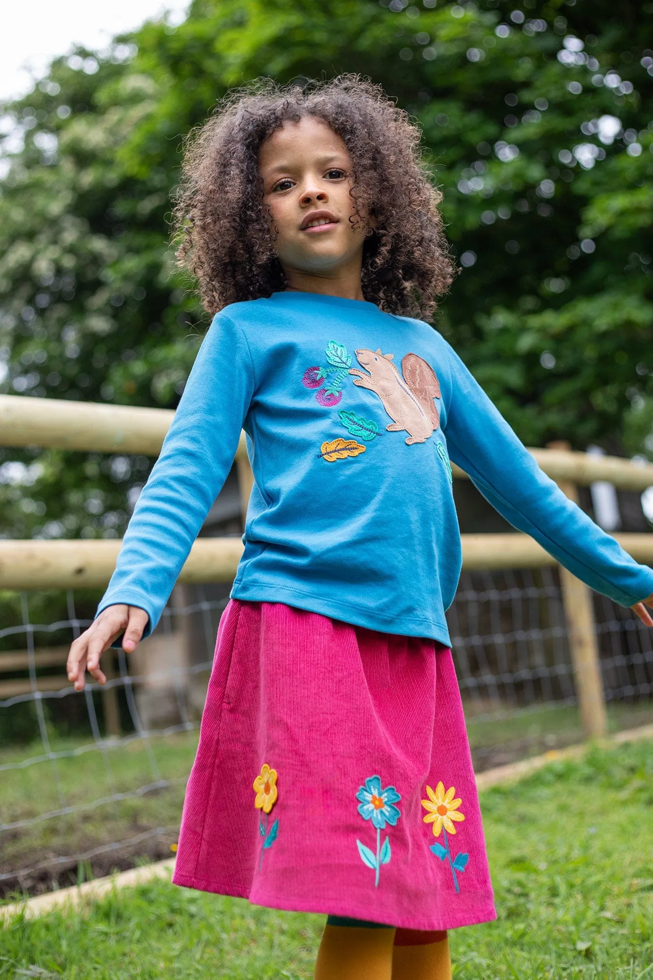 Adventure Squirrel Appliqué Top [only 12-18 & 18-24 Months left]
