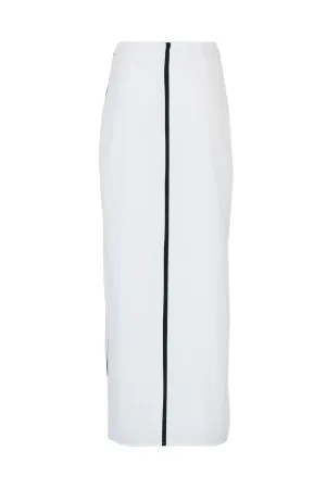 Aminta Skirt in White / Black