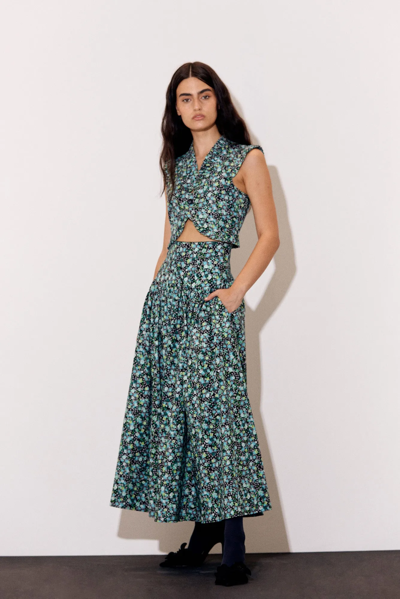 Ana Skirt in Jazmin Print