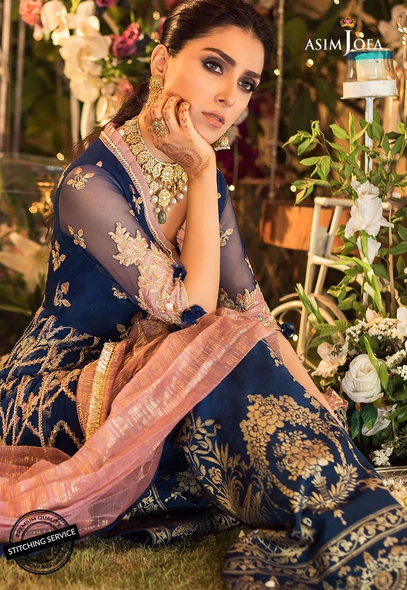 Asim Jofa Chiffon Suit for Eid #C2003