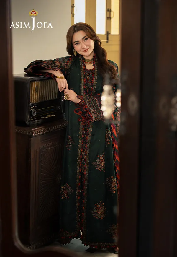 Asim Jofa | Pashmina | Embroidered Twill | AJKI-01