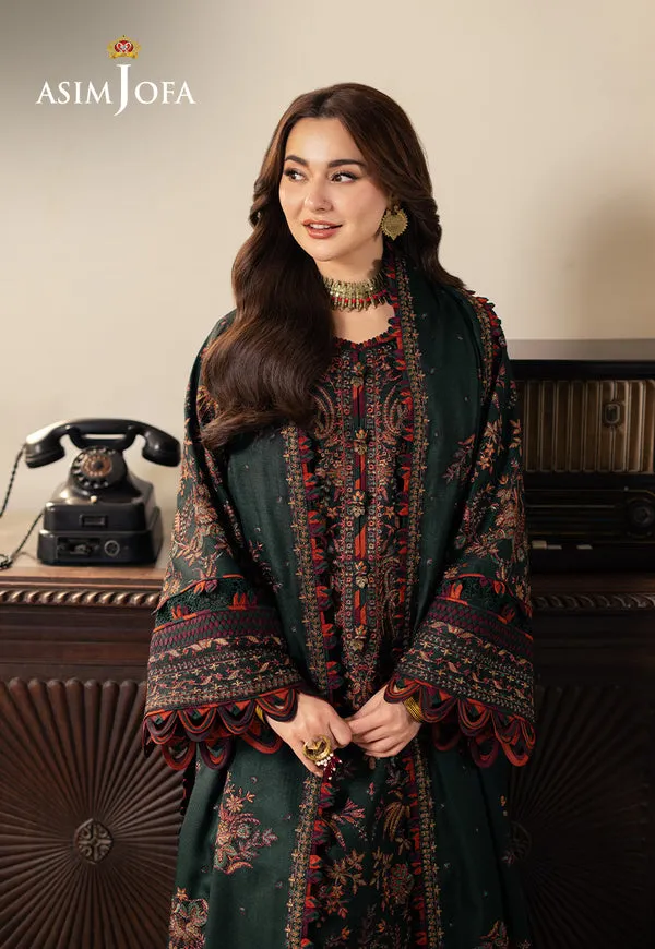 Asim Jofa | Pashmina | Embroidered Twill | AJKI-01