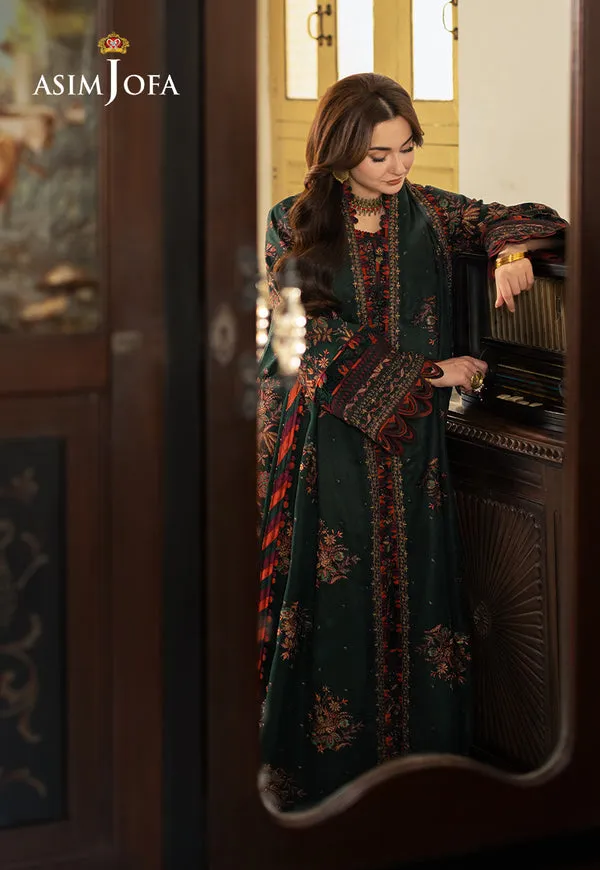 Asim Jofa | Pashmina | Embroidered Twill | AJKI-01