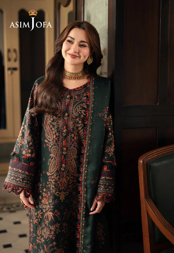 Asim Jofa | Pashmina | Embroidered Twill | AJKI-01