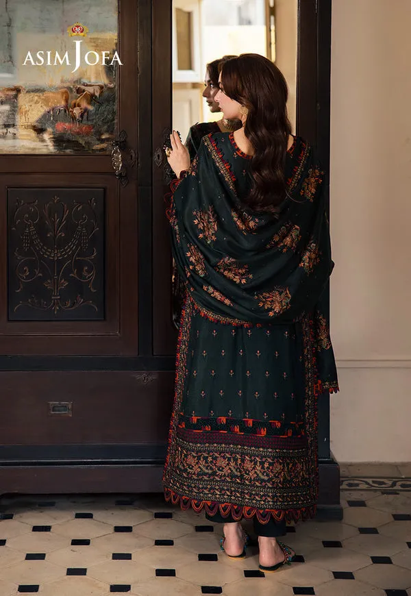 Asim Jofa | Pashmina | Embroidered Twill | AJKI-01