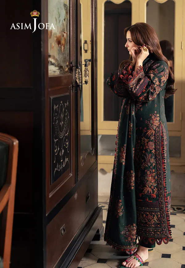 Asim Jofa | Pashmina | Embroidered Twill | AJKI-01