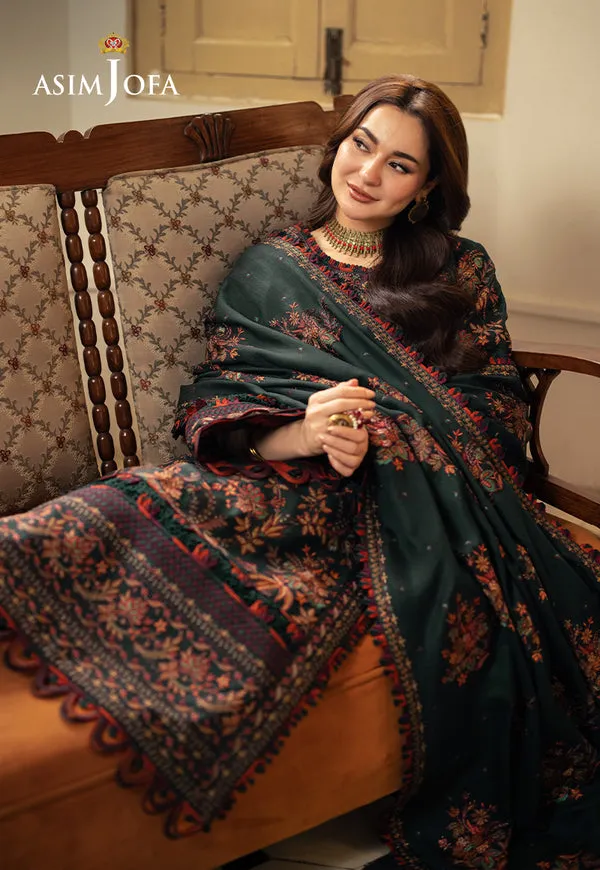 Asim Jofa | Pashmina | Embroidered Twill | AJKI-01