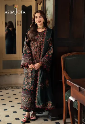 Asim Jofa | Pashmina | Embroidered Twill | AJKI-01