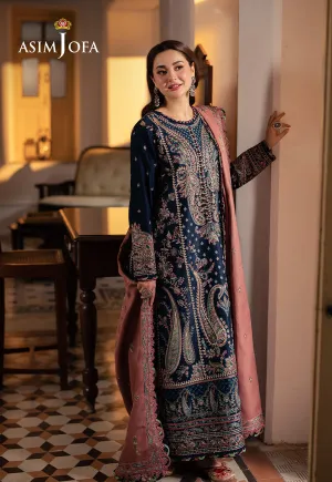 Asim Jofa | Pashmina | Embroidered Twill | AJKI-03