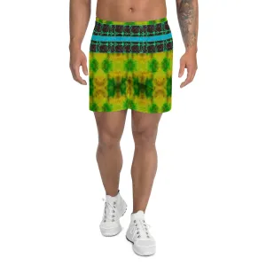 Athletic Long Shorts (Unisex)(Virilis/Muliebris)(Tree Link Stripe) RJSTH@Fabric#10 RJSTHS2021 RJS