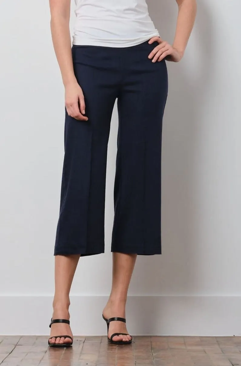 Avenue Montaigne Stretch Linen Pants