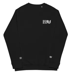 BBU Organic Black Sweatshirt with sleeve print