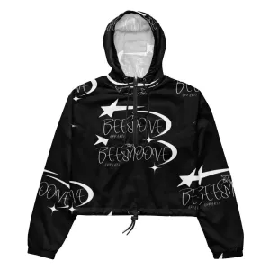 Beesmoove all star famous black Women’s cropped windbreaker