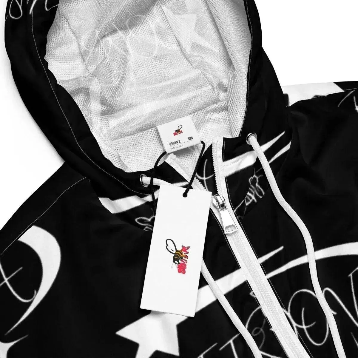 Beesmoove all star famous black Women’s cropped windbreaker
