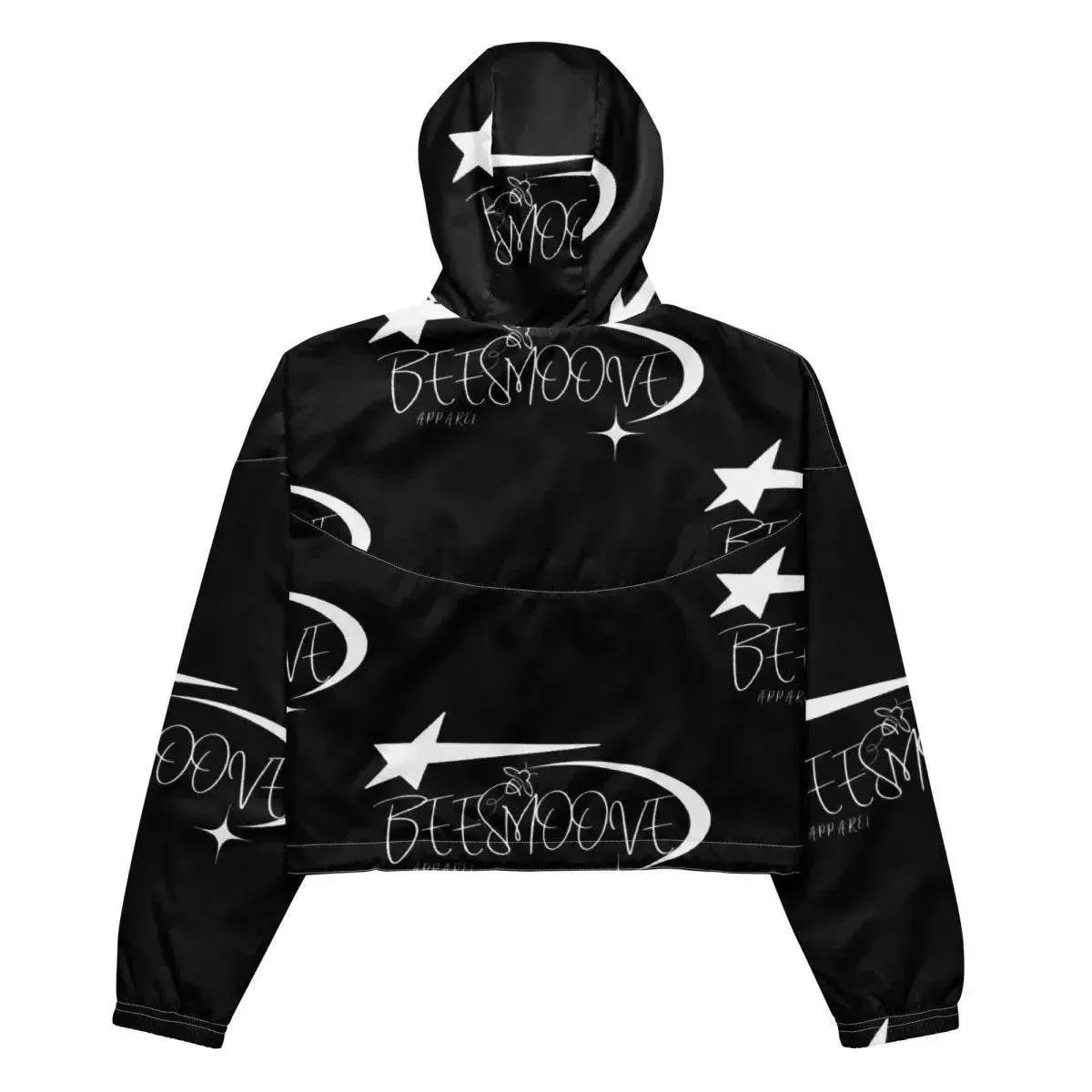 Beesmoove all star famous black Women’s cropped windbreaker
