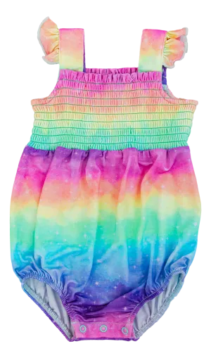 Birdie Bean Thea Rainbow Smocked Birdie Bubble