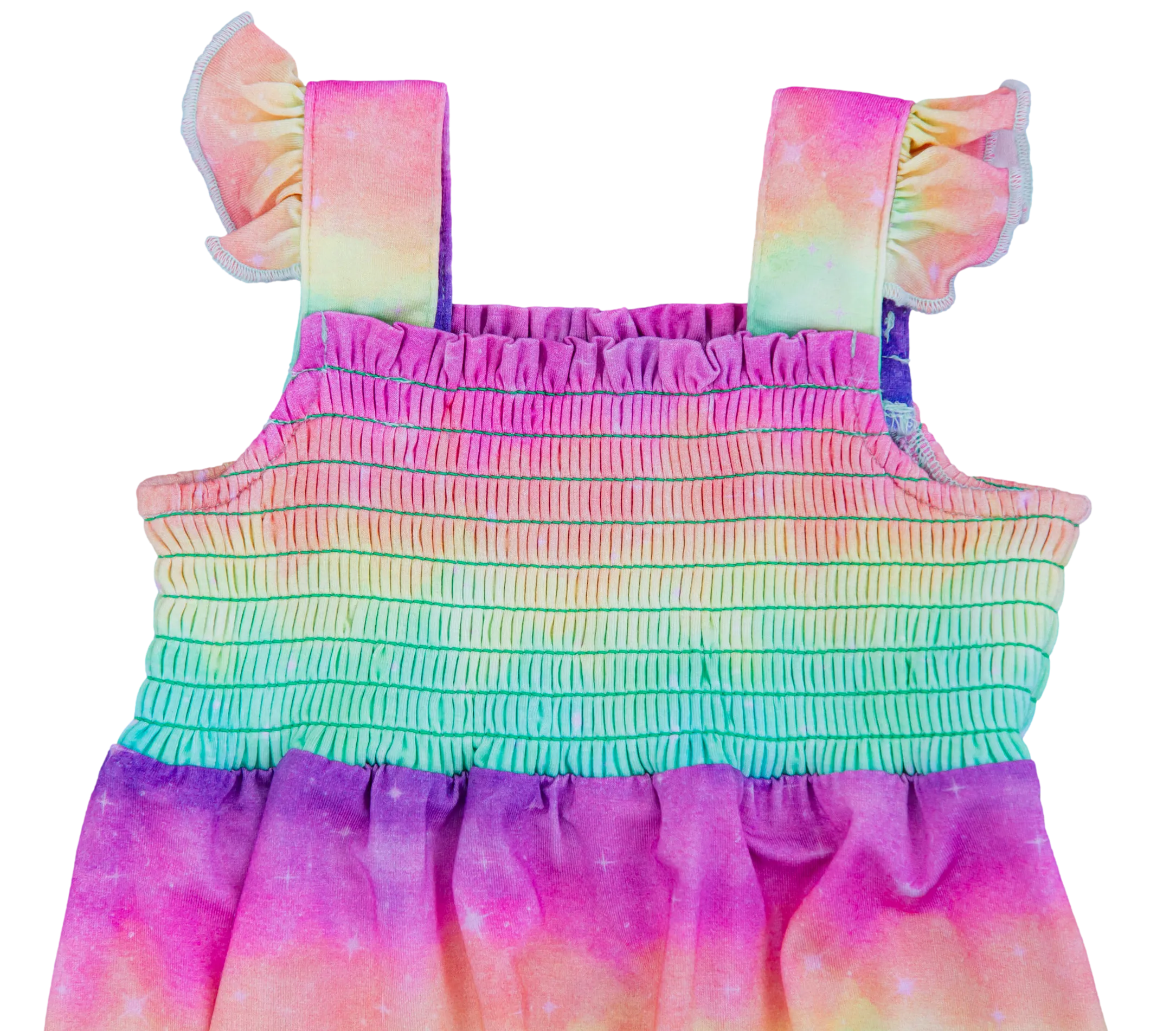 Birdie Bean Thea Rainbow Smocked Birdie Bubble