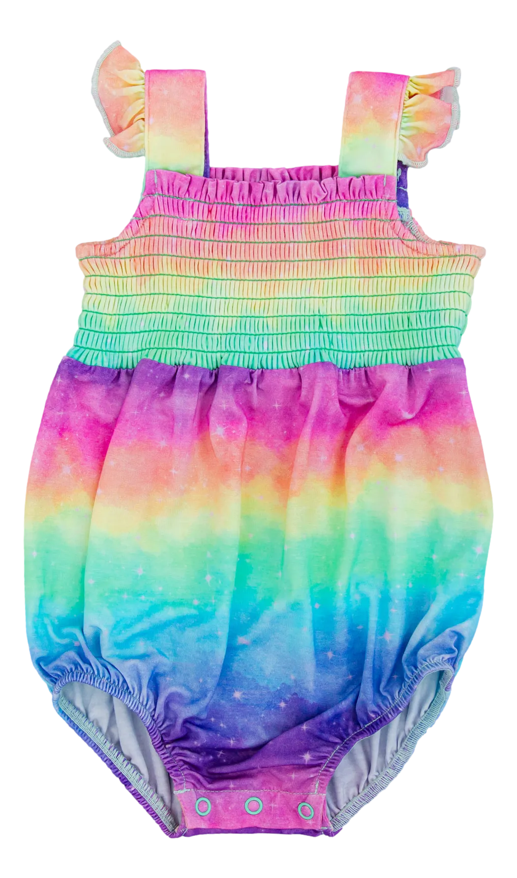 Birdie Bean Thea Rainbow Smocked Birdie Bubble