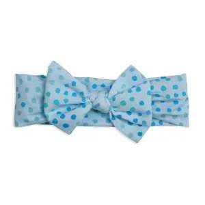 blue sparkle modal headband