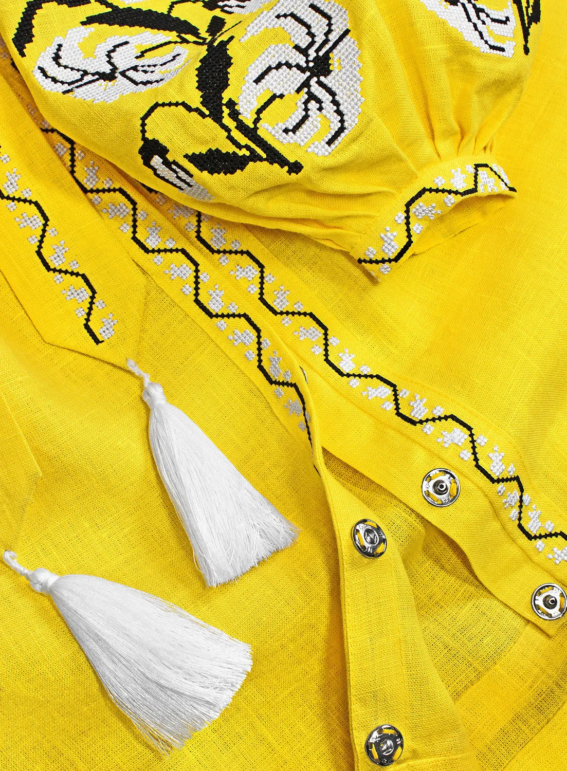 Boho style kaftan with embroidery