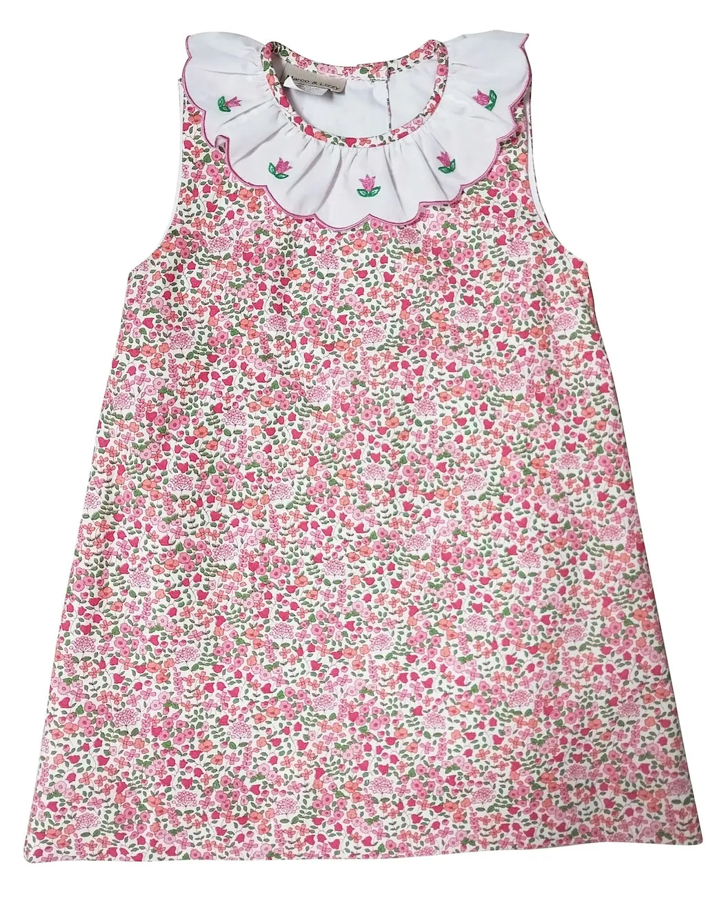 Brooke A line girls floral Spring dress