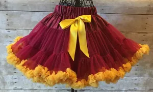 Burgundy/Gold Pettiskirt