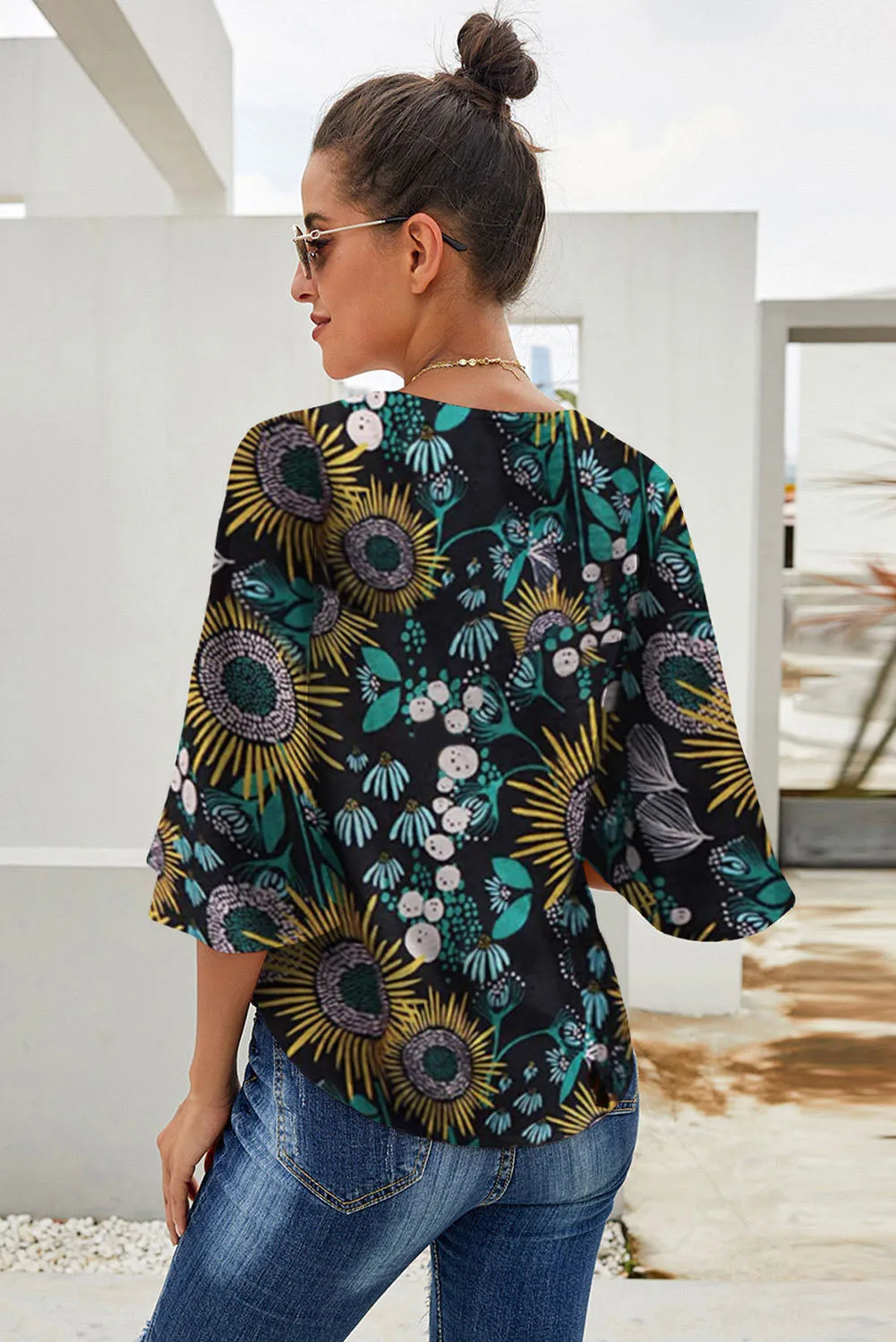 Button Tie Top