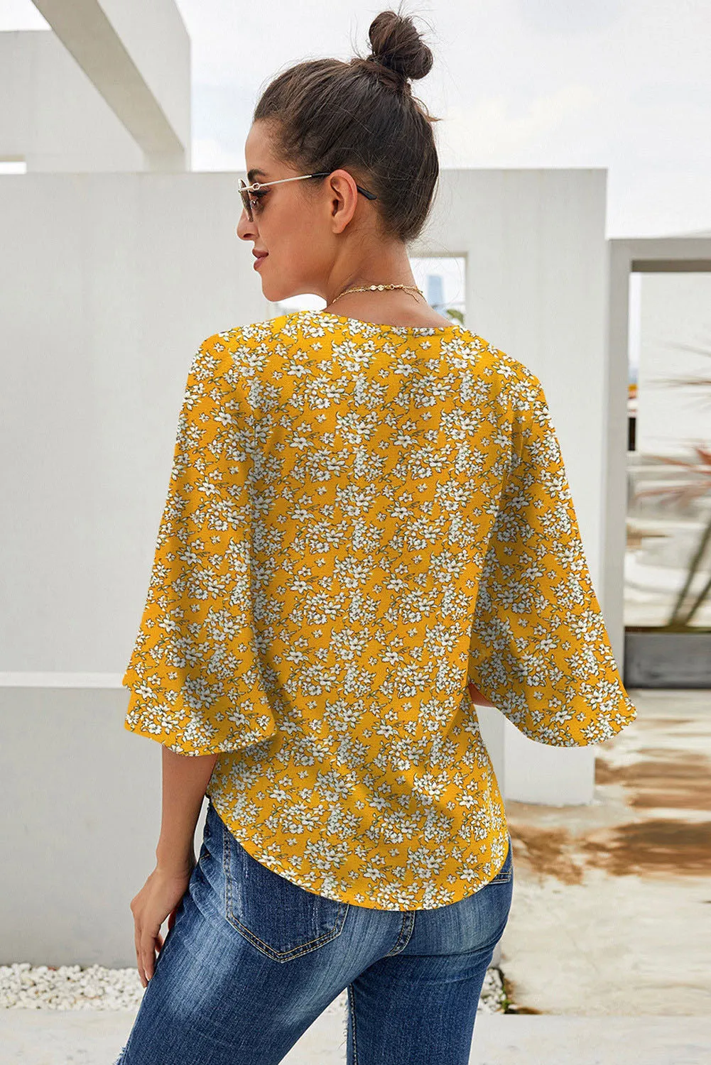 Button Tie Top