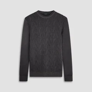Cable Knit Crew Neck Sweater