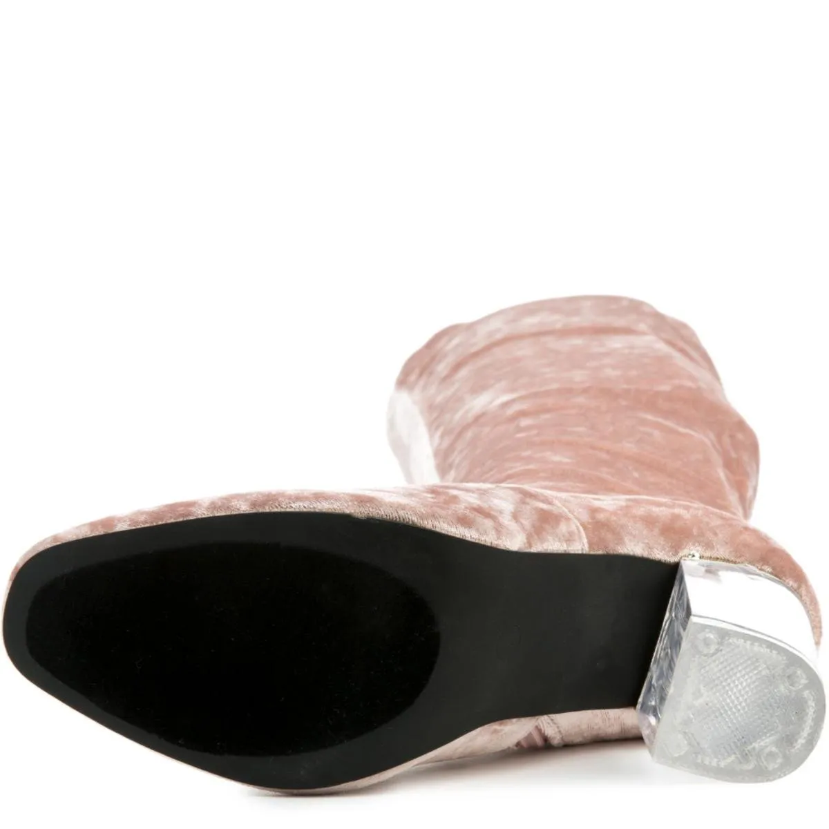 Cape Robbin Fay-15  Pink High Heel Boot Blush