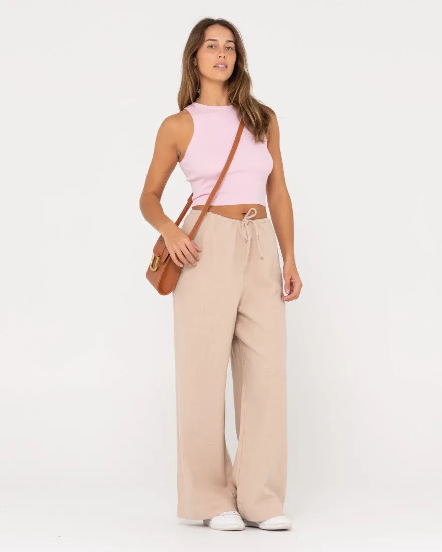 Carolina High Waisted Relaxed Linen Pant