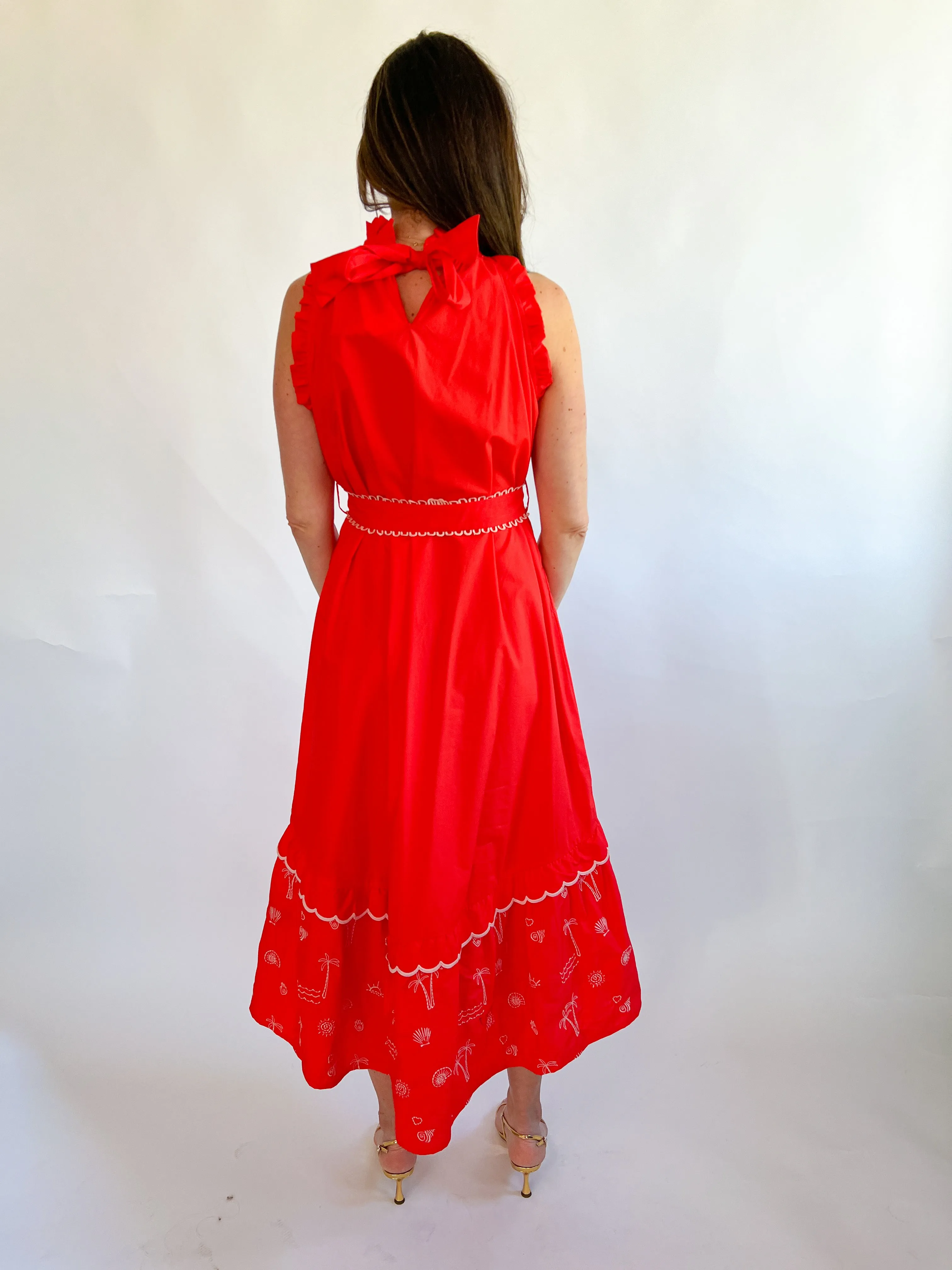 Celine Embroidered Dress