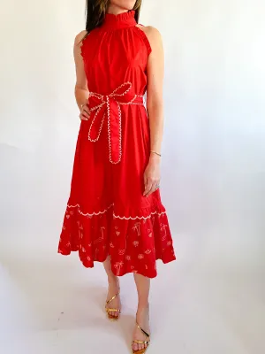 Celine Embroidered Dress