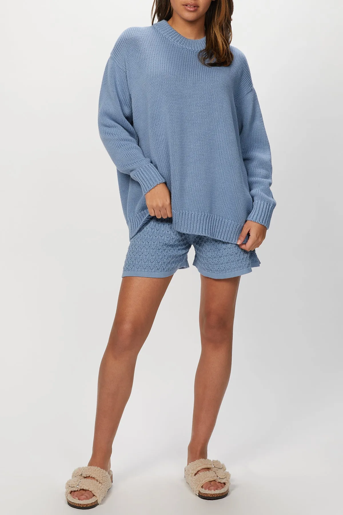 CHUNKY CREW NECK JUMPER