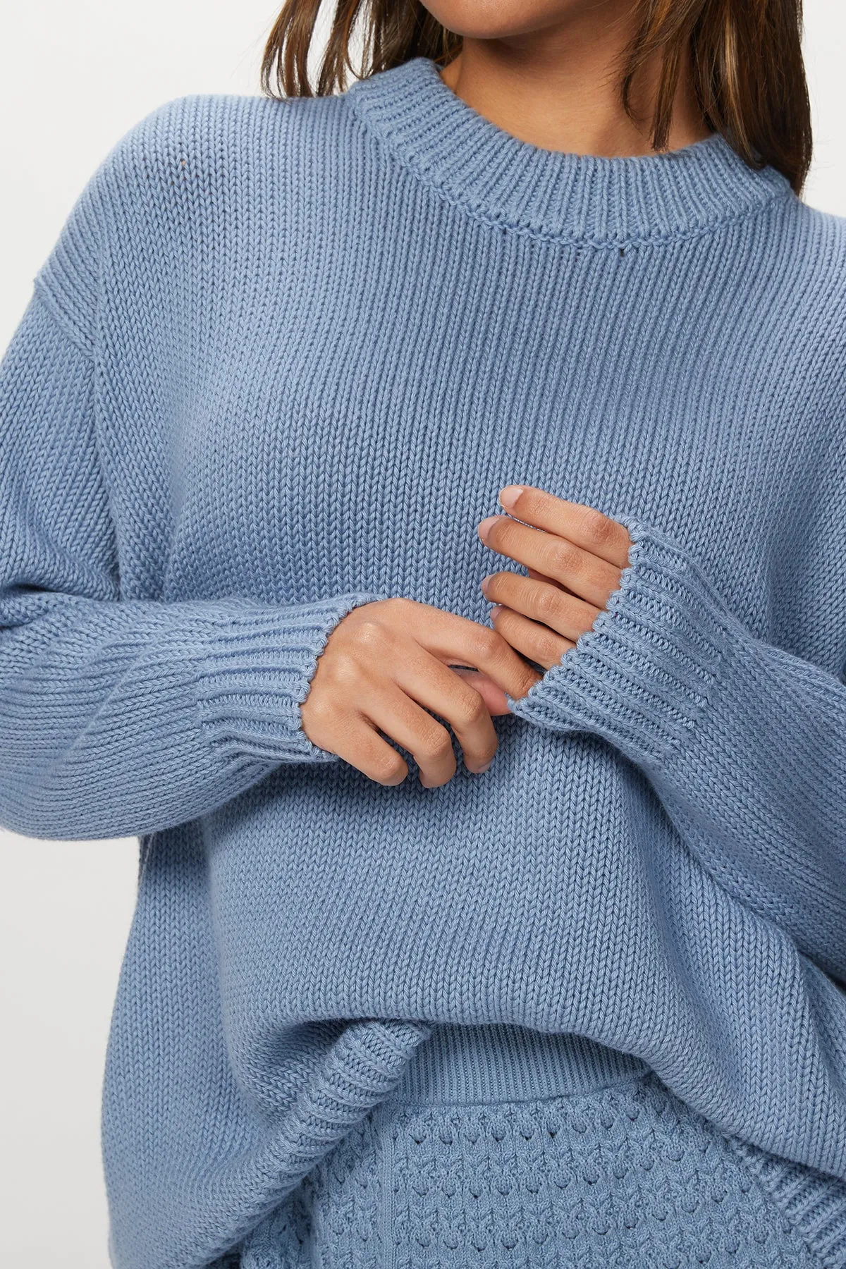 CHUNKY CREW NECK JUMPER