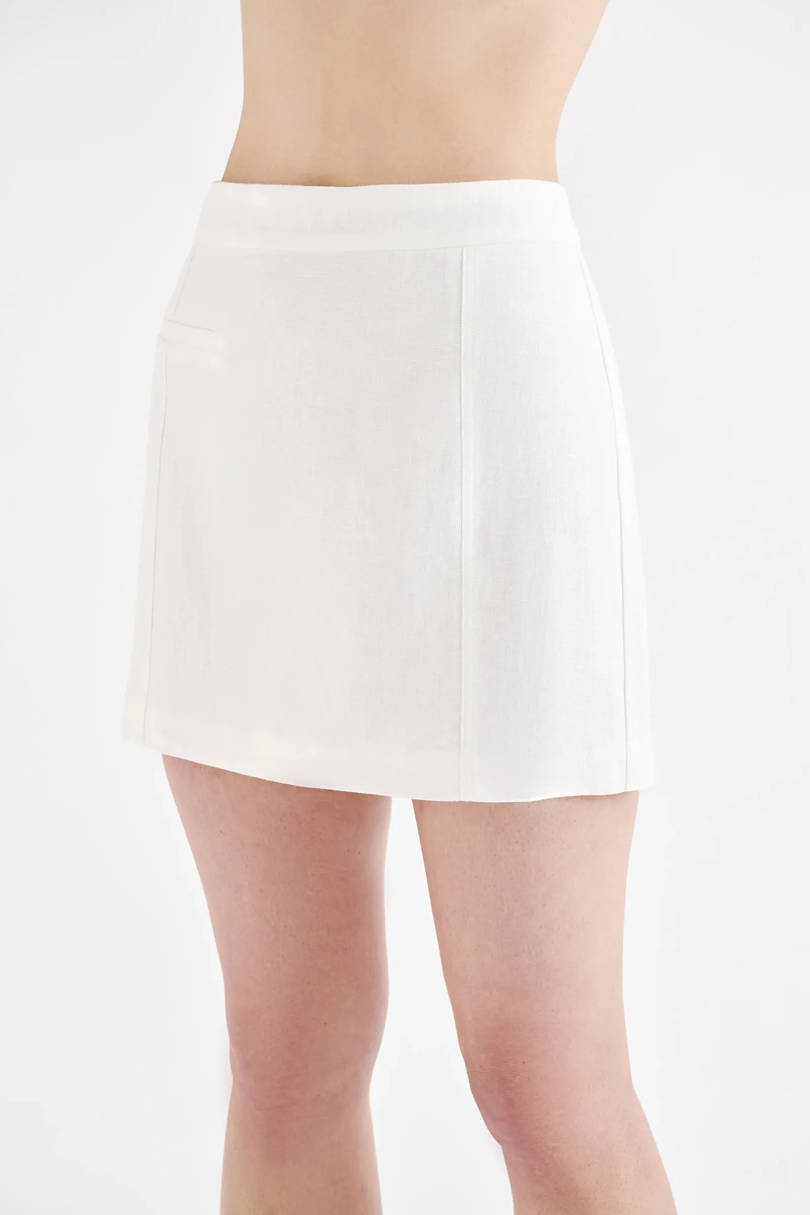 CLIO LINEN MINI SKIRT