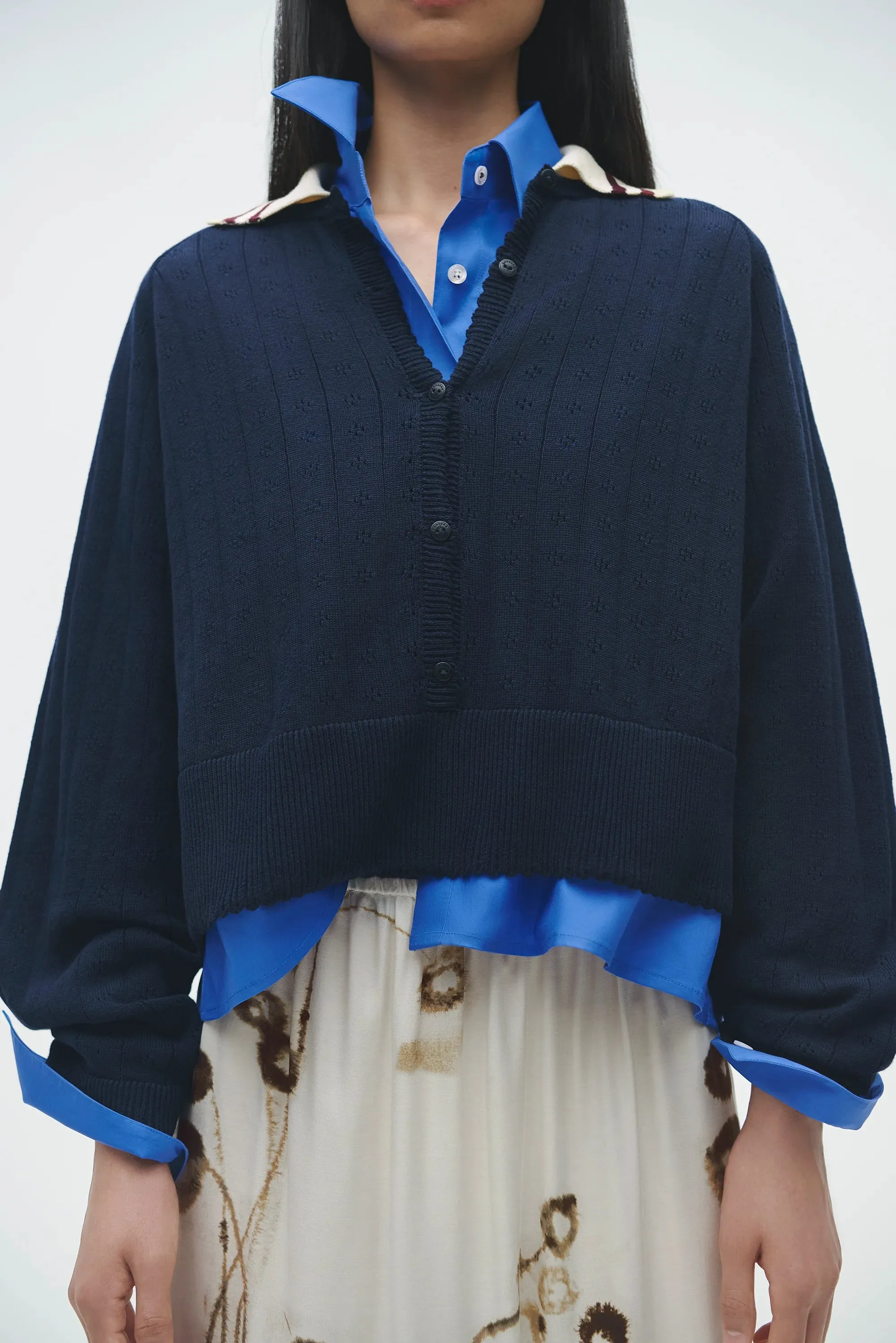 Cordera - Organic Cotton Long Sleeves Polo (Navy)
