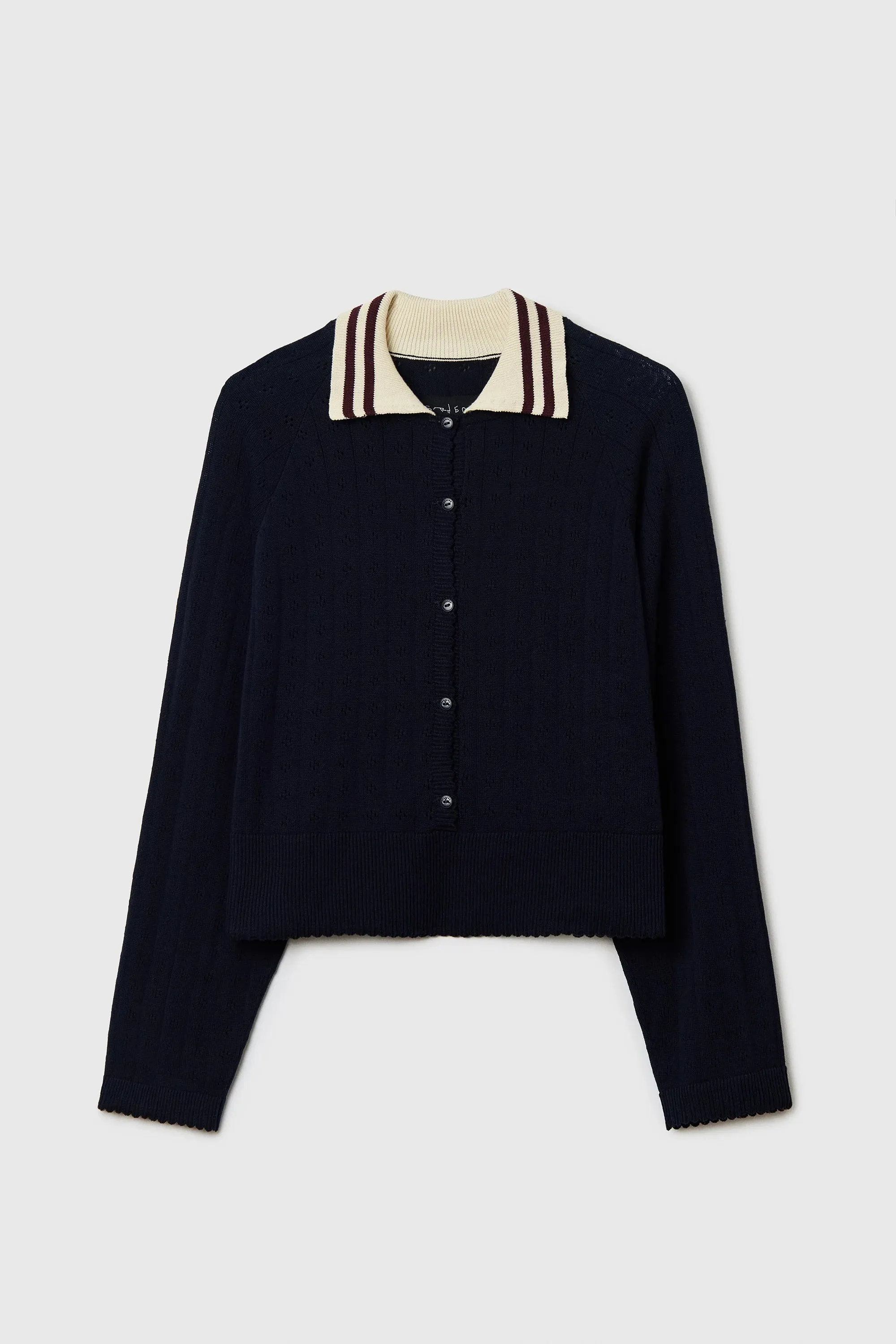 Cordera - Organic Cotton Long Sleeves Polo (Navy)
