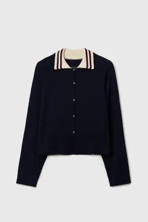 Cordera - Organic Cotton Long Sleeves Polo (Navy)